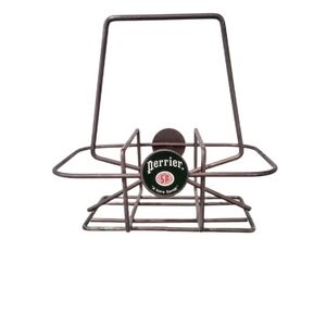 Vintage Perrier Wire Bottle Carrier Holder